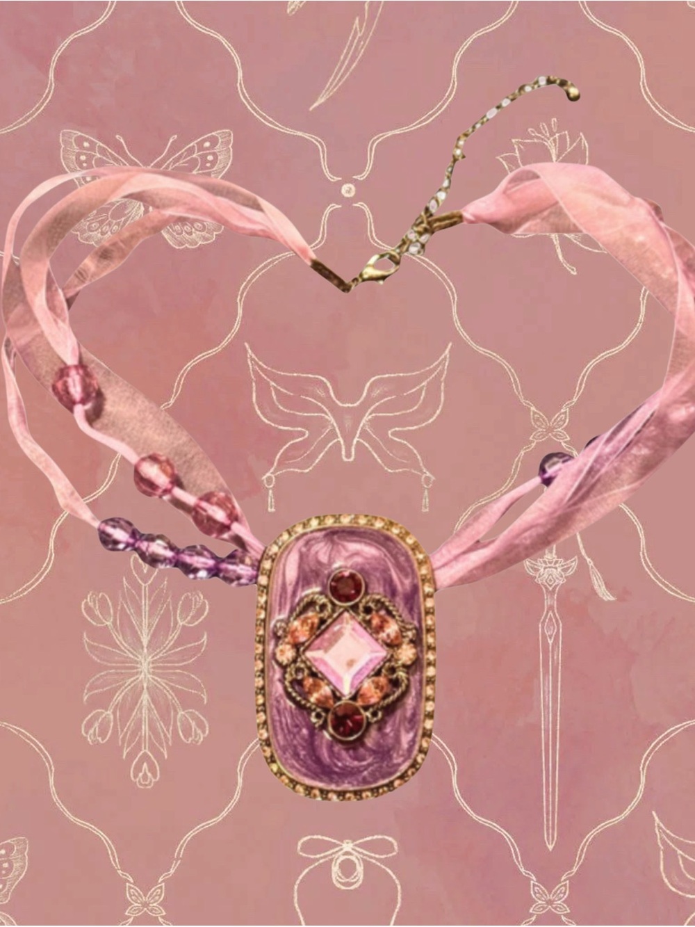 Whimsy Beaded Choker